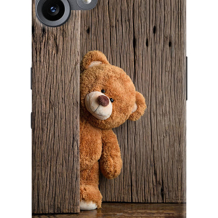 Teddy Wooden CMF by Nothing Phone 2 Pro Hard Case Back Cover by Casekaro