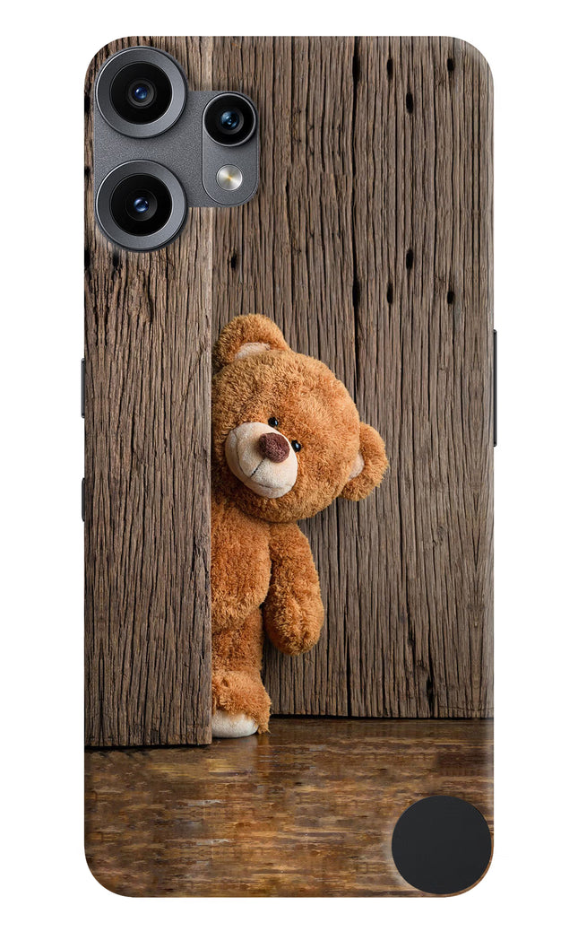 Teddy Wooden CMF by Nothing Phone 2 Pro Hard Case Back Cover by Casekaro