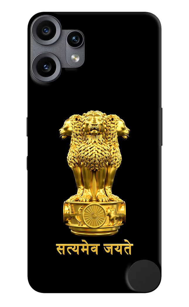 Satyamev Jayate Golden CMF by Nothing Phone 2 Pro Hard Case Back Cover by Casekaro