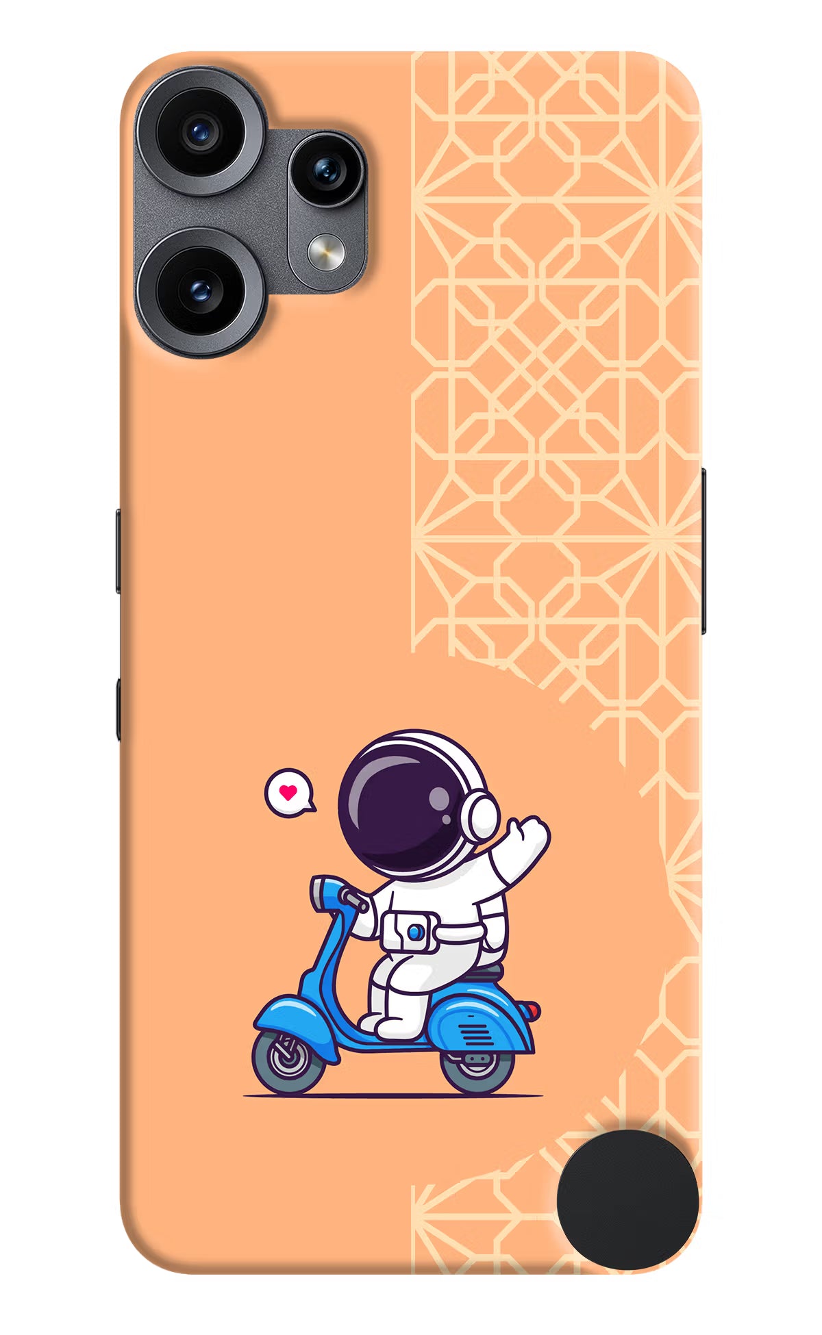 Cute Astronaut Riding CMF by Nothing Phone 2 Pro Back Cover