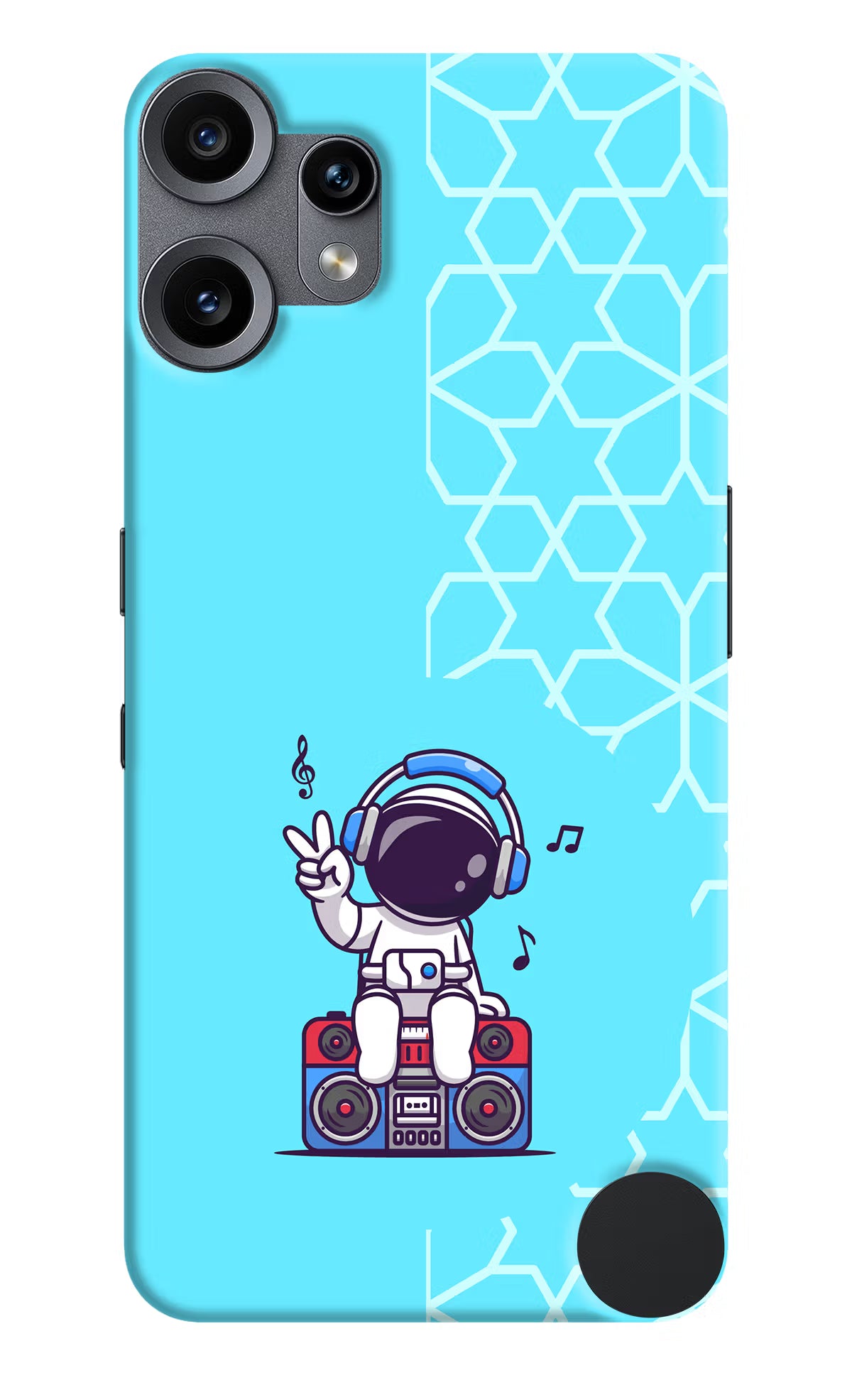 Cute Astronaut Chilling CMF by Nothing Phone 2 Pro Back Cover