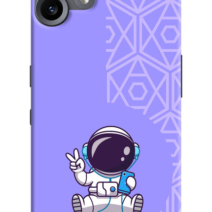 Cute Astronaut Chilling CMF by Nothing Phone 2 Pro Hard Case Back Cover by Casekaro