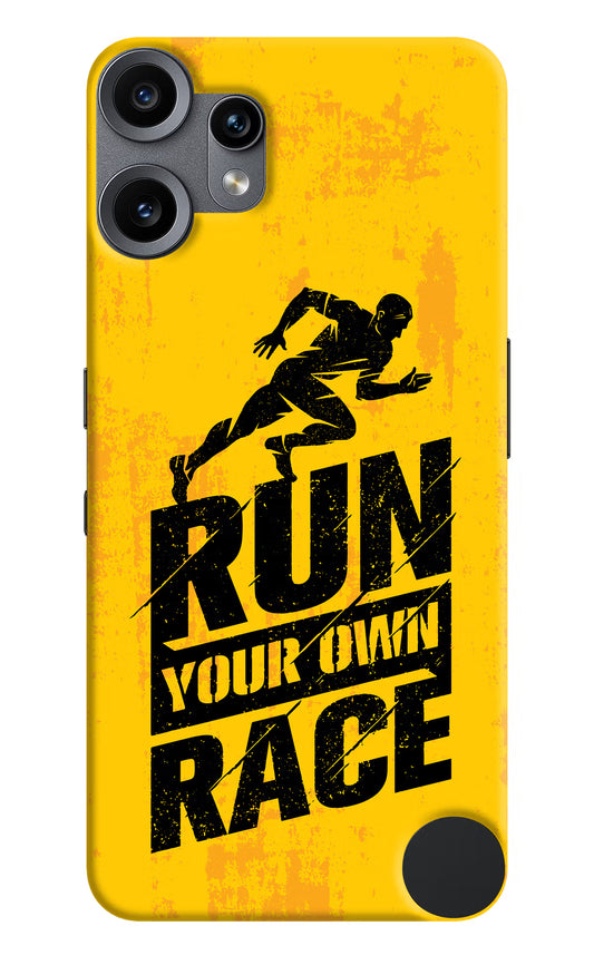 Run Your Own Race CMF by Nothing Phone 2 Pro Back Cover