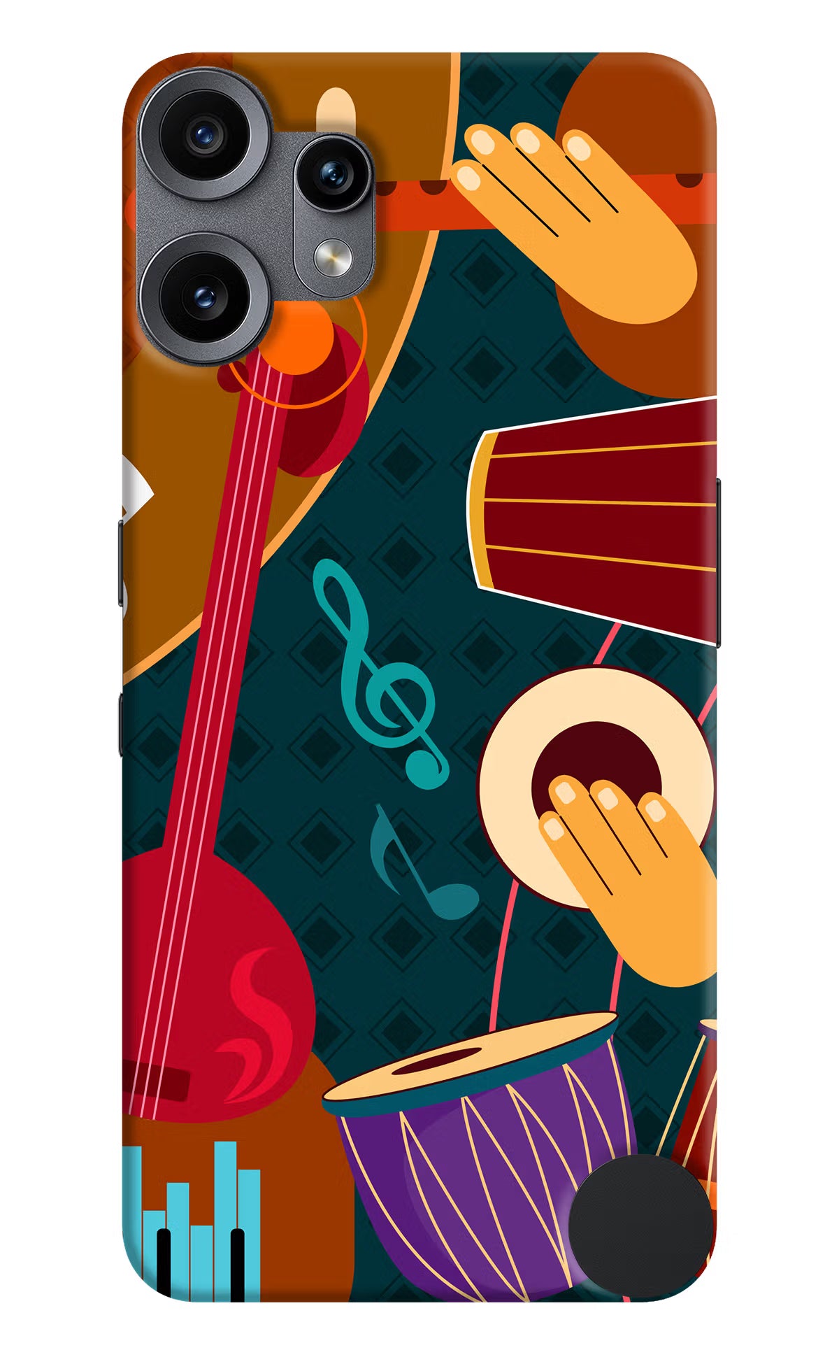 Music Instrument CMF by Nothing Phone 2 Pro Back Cover