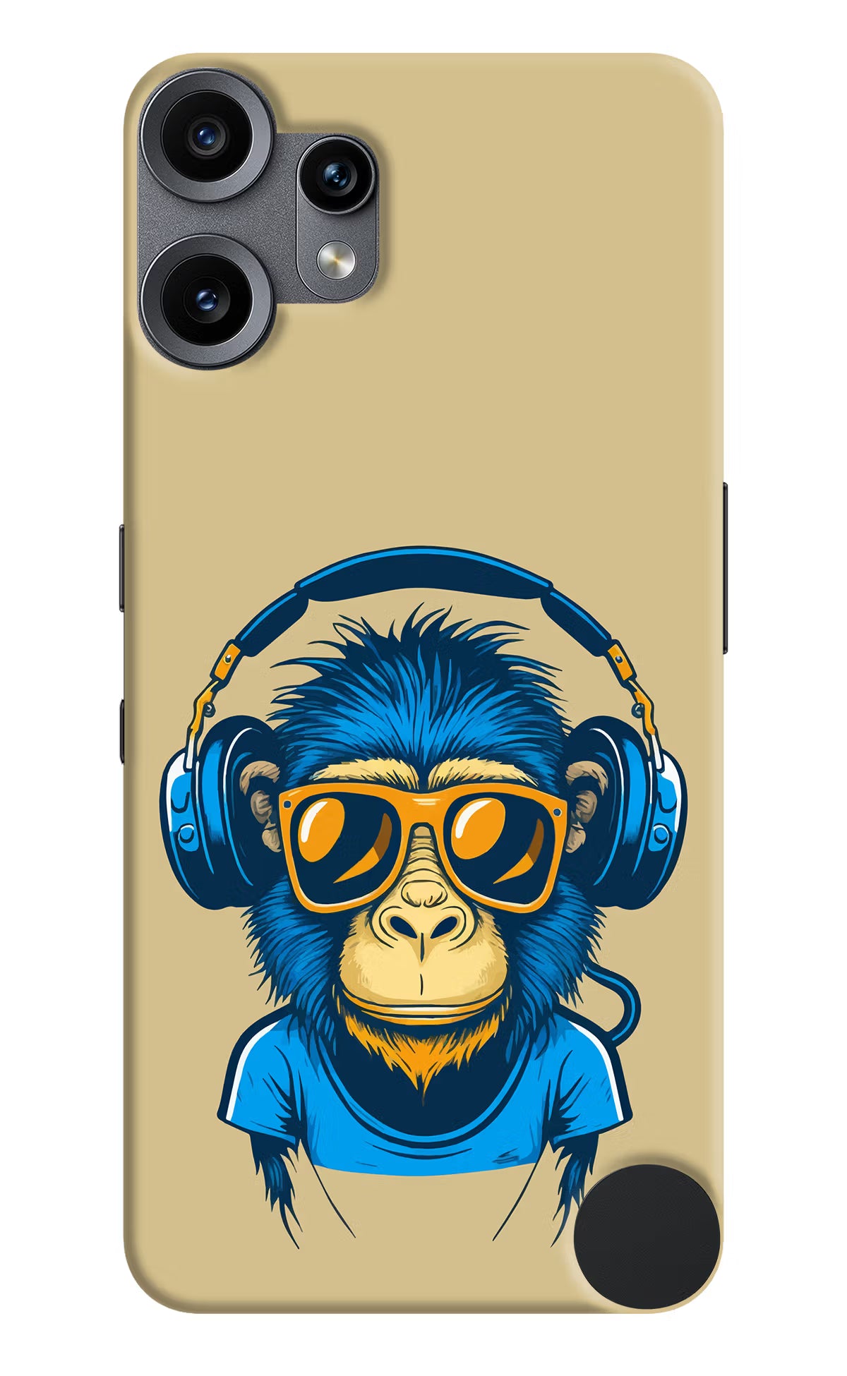 Monkey Headphone CMF by Nothing Phone 2 Pro Back Cover