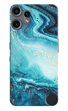 Blue Glitter Marble CMF by Nothing Phone 2 Pro Hard Case Back Cover by Casekaro