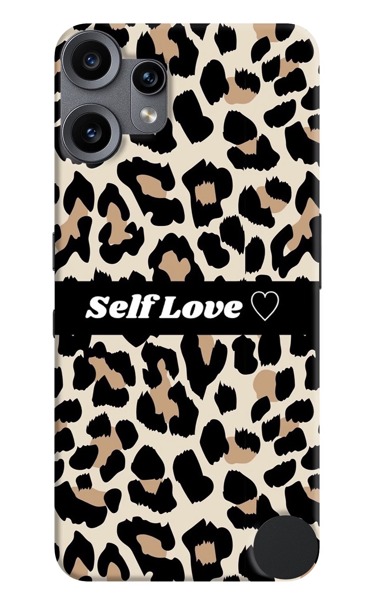 Leopard Print Self Love CMF by Nothing Phone 2 Pro Back Cover