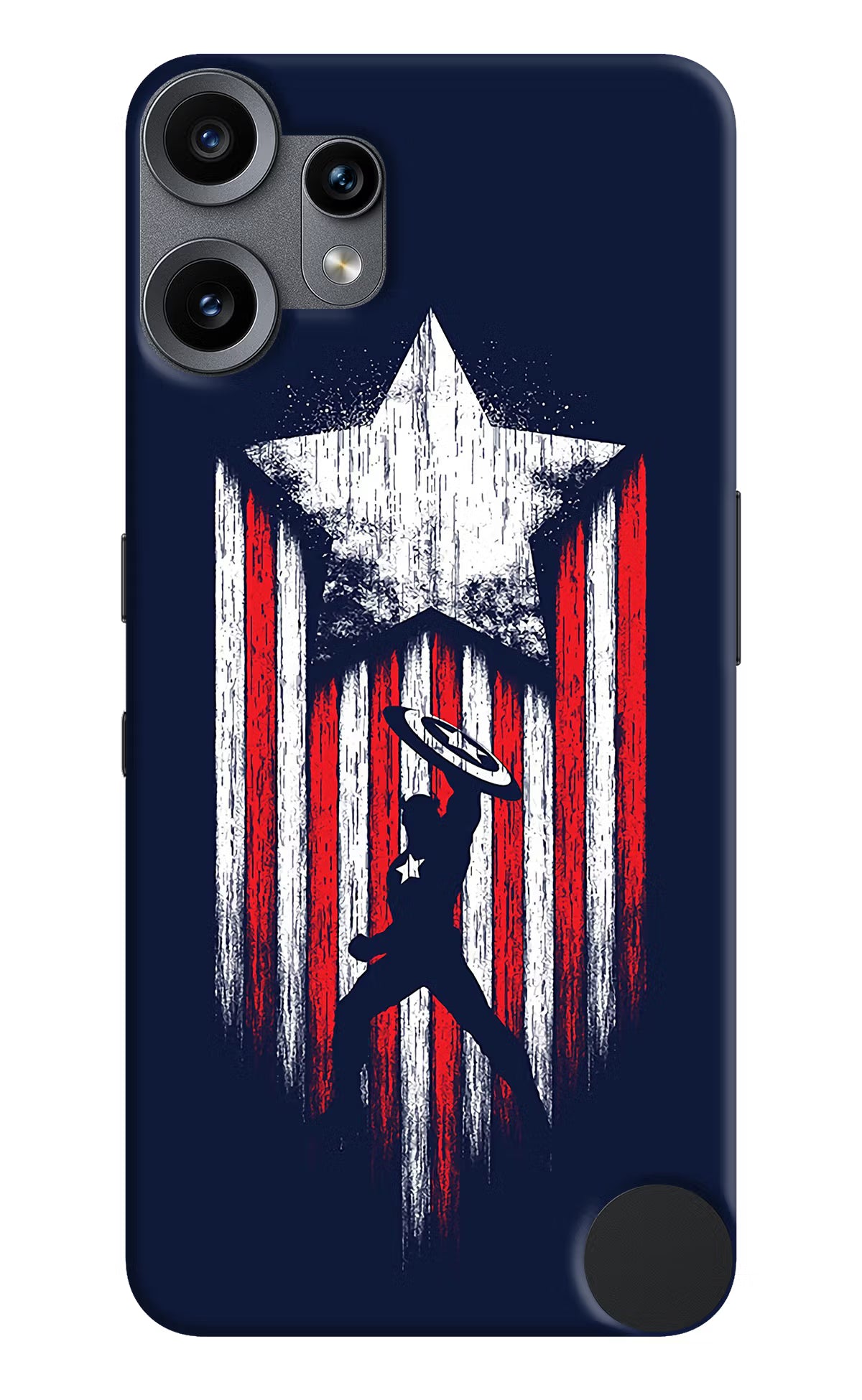 Captain America Marvel Art CMF by Nothing Phone 2 Pro Back Cover