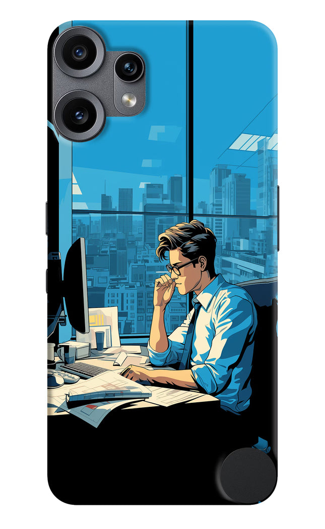 Focused Hustler (AI Generated) CMF by Nothing Phone 2 Pro Hard Case Back Cover by Casekaro