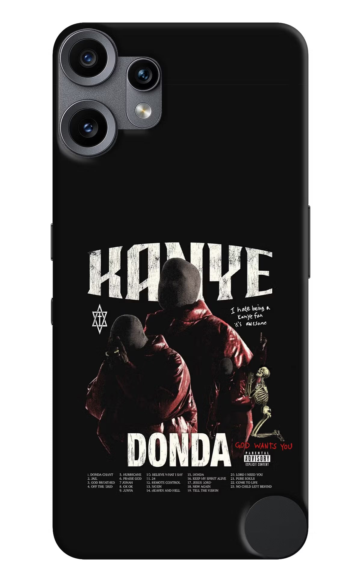 Donda Kanye West CMF by Nothing Phone 2 Pro Back Cover