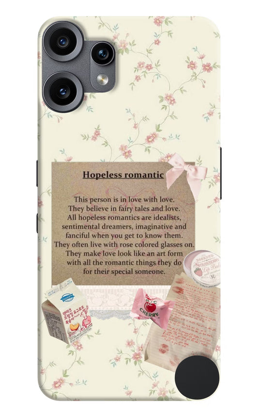 Hopeless Romantic CMF by Nothing Phone 2 Pro Back Cover