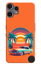 Palm Drive 80s CMF by Nothing Phone 2 Pro Hard Case Back Cover by Casekaro