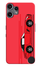 Red Velocity CMF by Nothing Phone 2 Pro Hard Case Back Cover by Casekaro