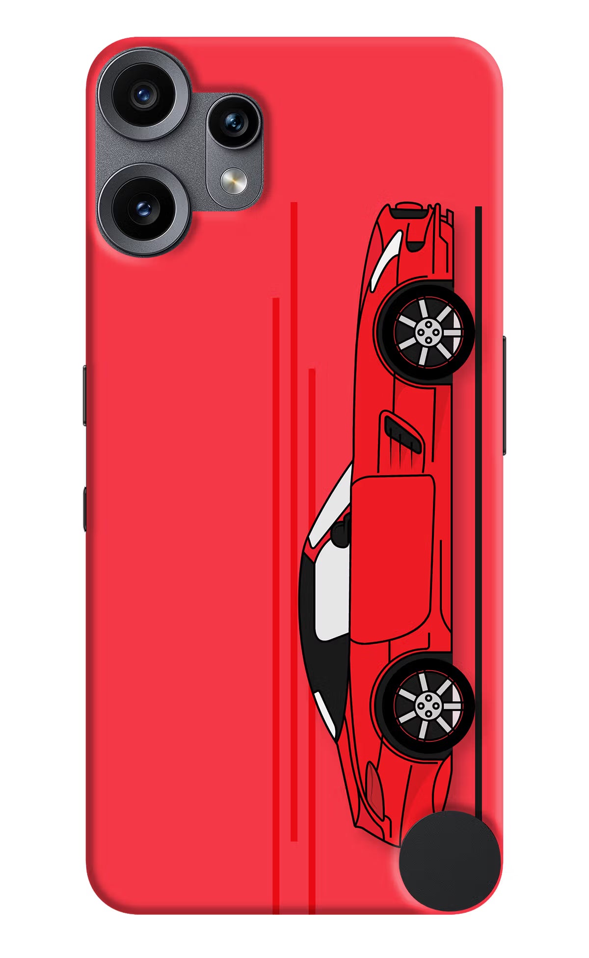 Red Velocity CMF by Nothing Phone 2 Pro Back Cover