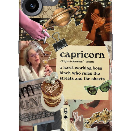 Capricorn Zodiac CMF by Nothing Phone 2 Pro Hard Case Back Cover by Casekaro