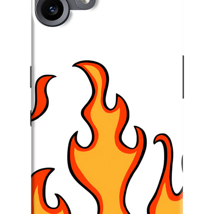 Fired Up – White CMF by Nothing Phone 2 Pro Hard Case Back Cover by Casekaro