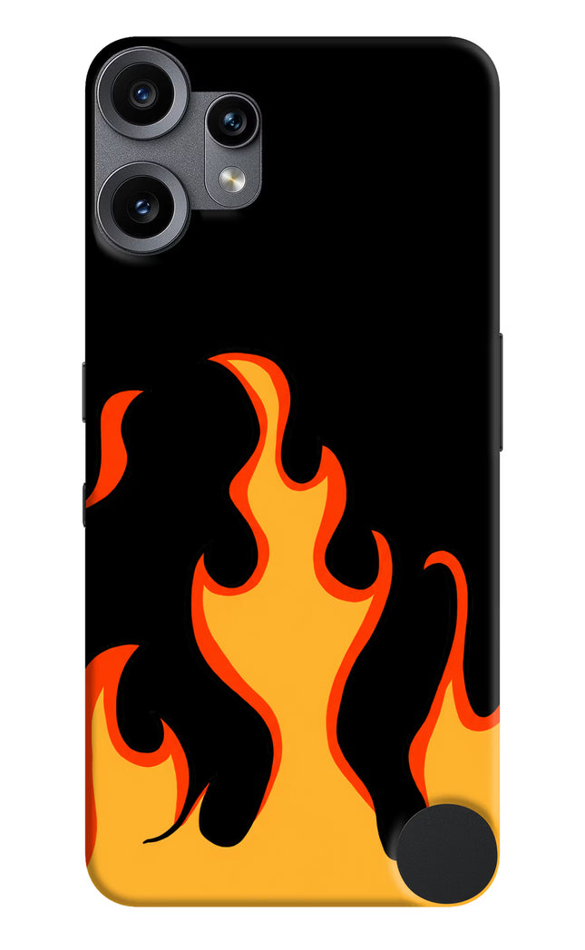 Fired Up – Black CMF by Nothing Phone 2 Pro Hard Case Back Cover by Casekaro