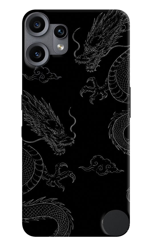 Twin Dragons CMF by Nothing Phone 2 Pro Hard Case Back Cover by Casekaro