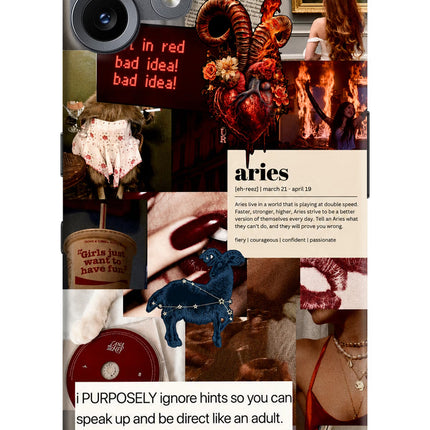 Zodiac Aries CMF by Nothing Phone 2 Pro Hard Case Back Cover by Casekaro