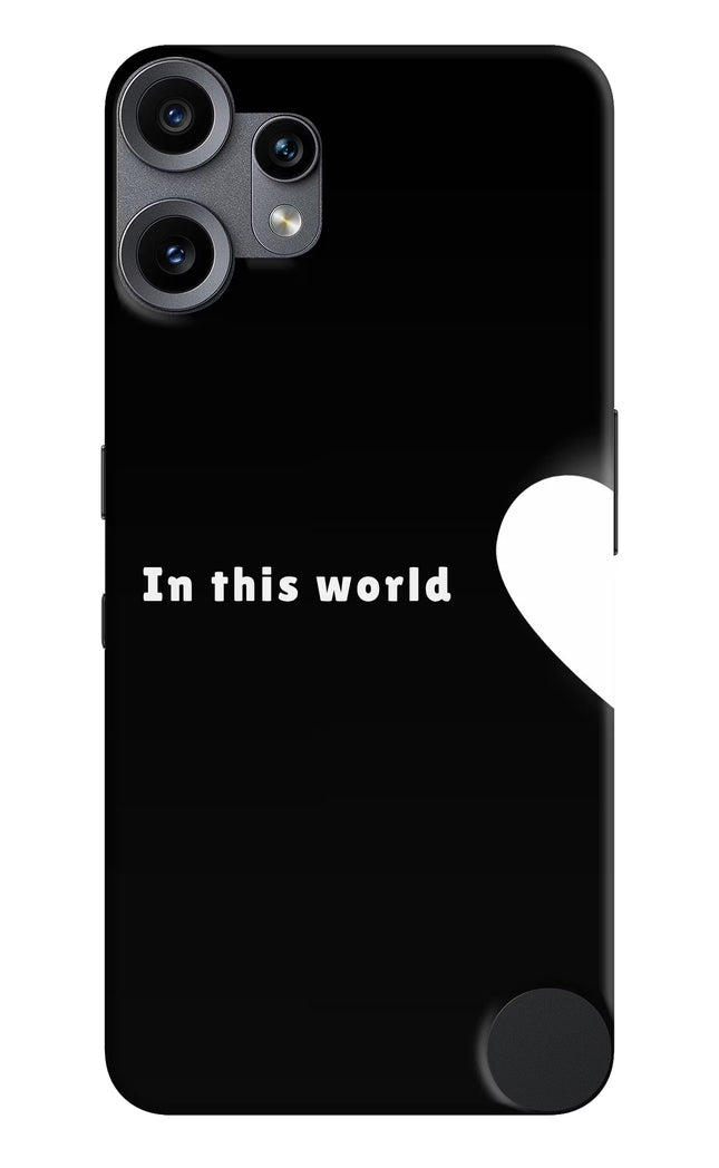 This World CMF by Nothing Phone 2 Pro Hard Case Back Cover by Casekaro