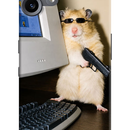Hacker Hamster CMF by Nothing Phone 2 Pro Hard Case Back Cover by Casekaro