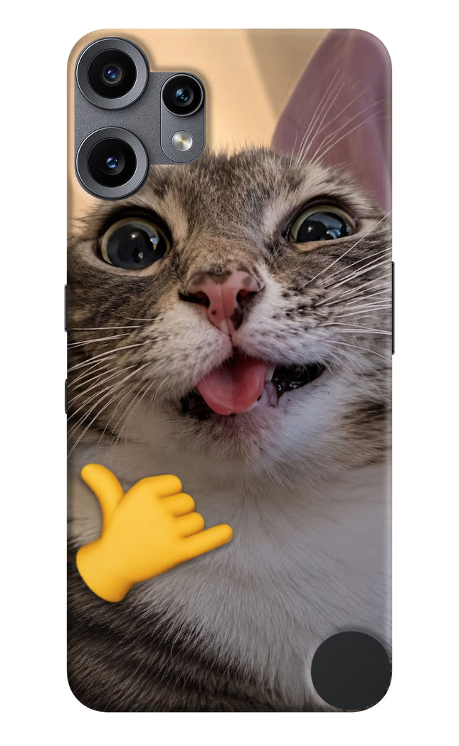 Silly Cat Call CMF by Nothing Phone 2 Pro Hard Case Back Cover by Casekaro