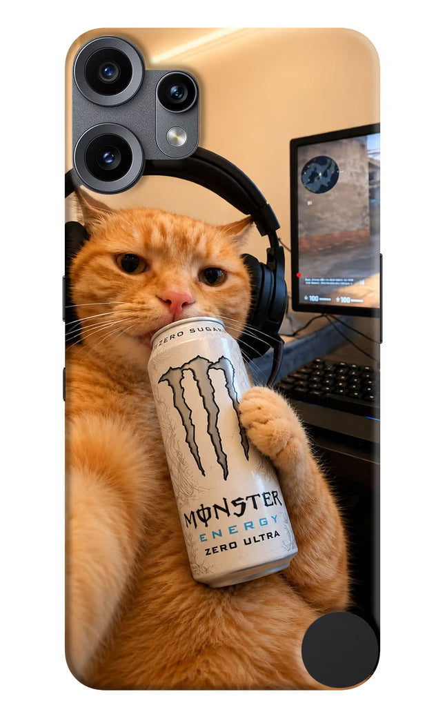 Gamer Cat Energy CMF by Nothing Phone 2 Pro Hard Case Back Cover by Casekaro