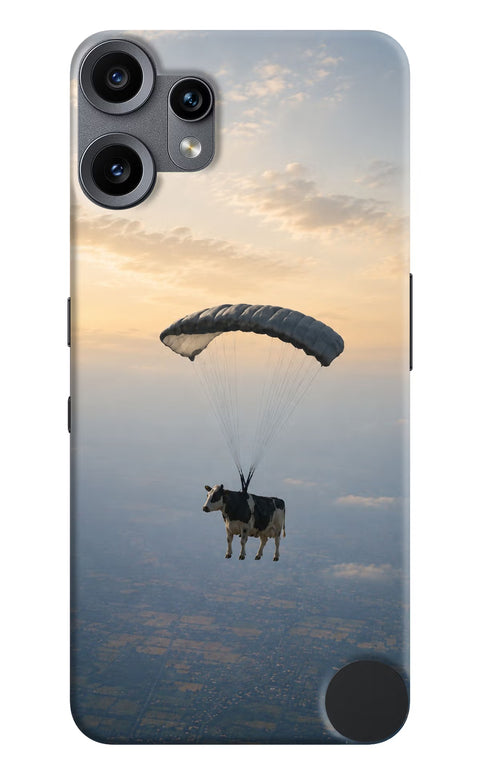 Skydiving Cow CMF by Nothing Phone 2 Pro Back Cover