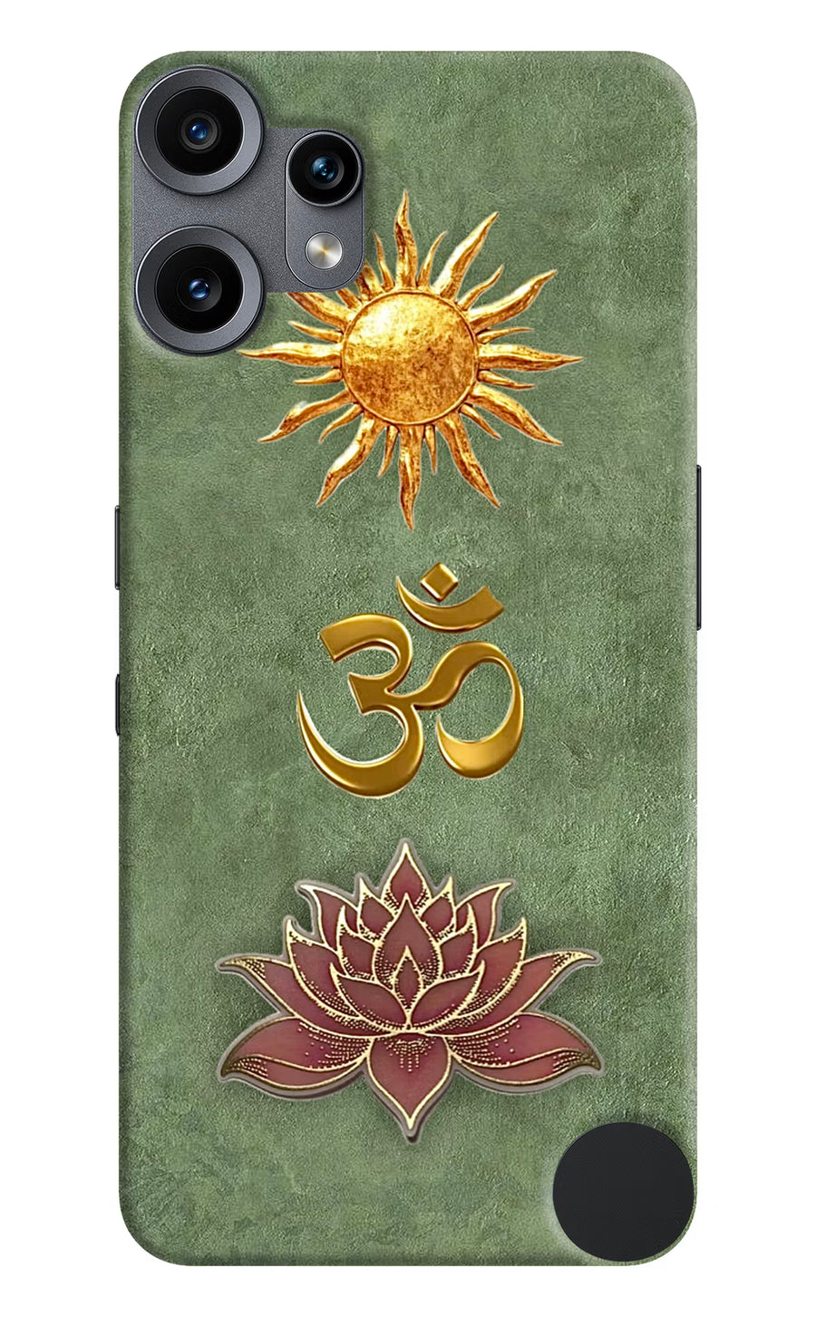 Om & Lotus CMF by Nothing Phone 2 Pro Back Cover, Hard case