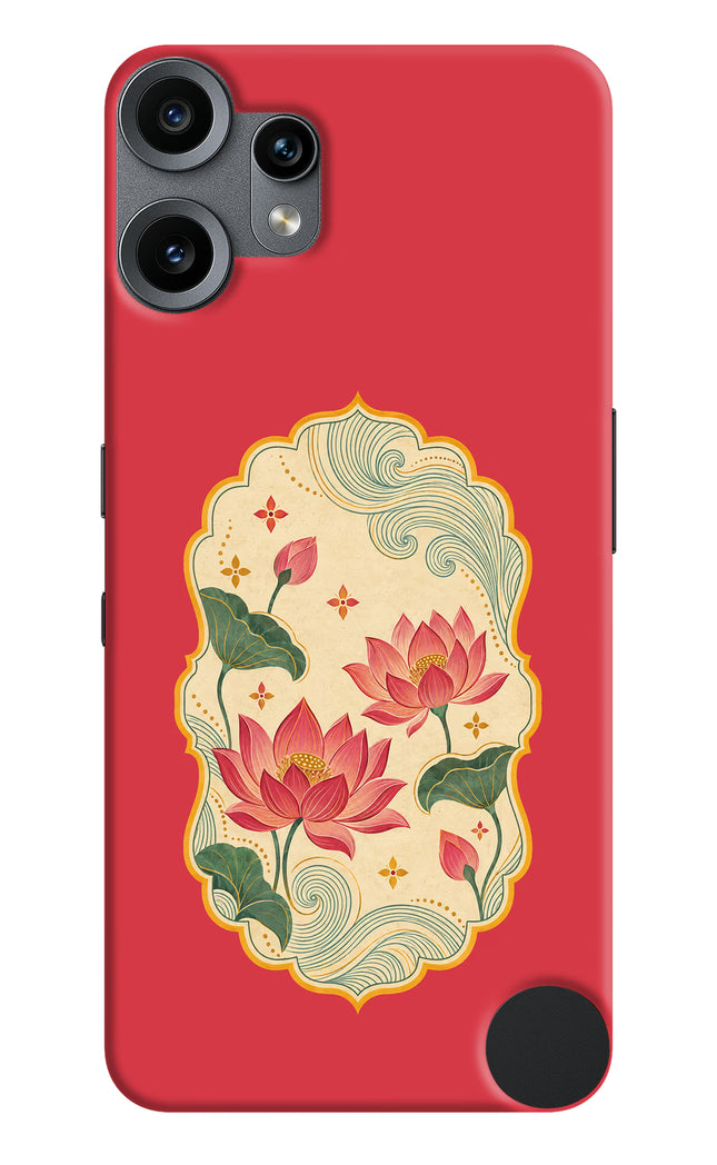 Pink Lotus CMF by Nothing Phone 2 Pro Hard Case Back Cover by Casekaro