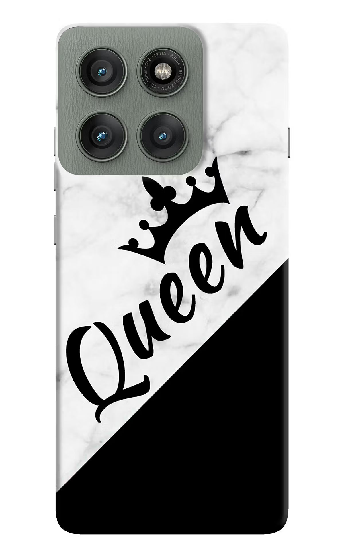Queen Moto Edge 60 Pro Hard Case Back Cover by Casekaro