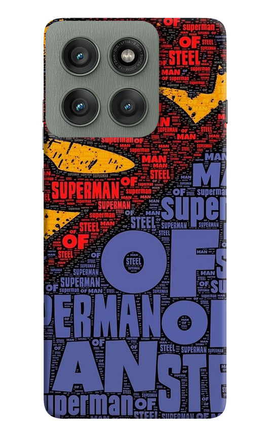 Superman Moto Edge 60 Pro Hard Case Back Cover by Casekaro