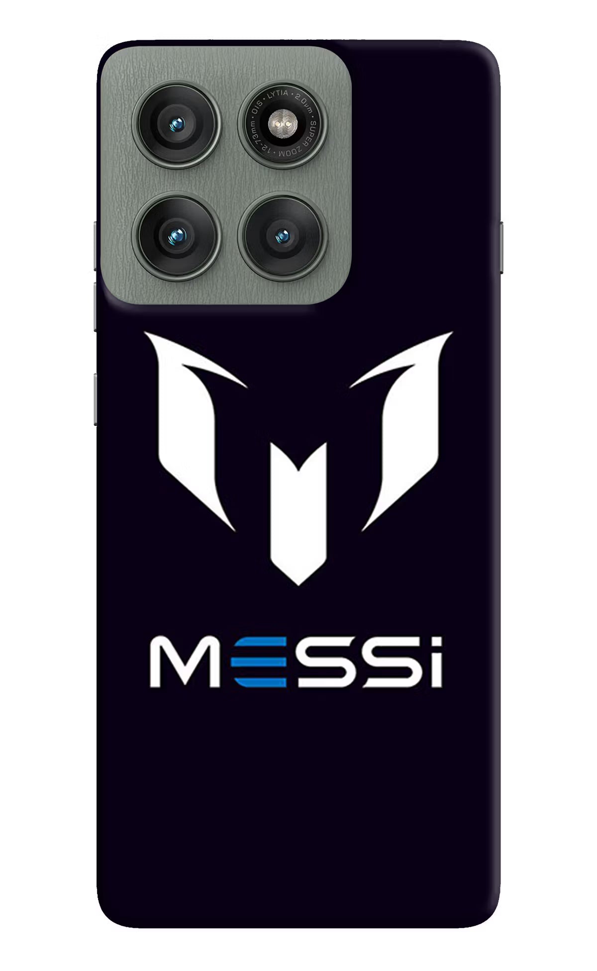 Messi Logo Moto Edge 60 Pro Hard Case Back Cover by Casekaro