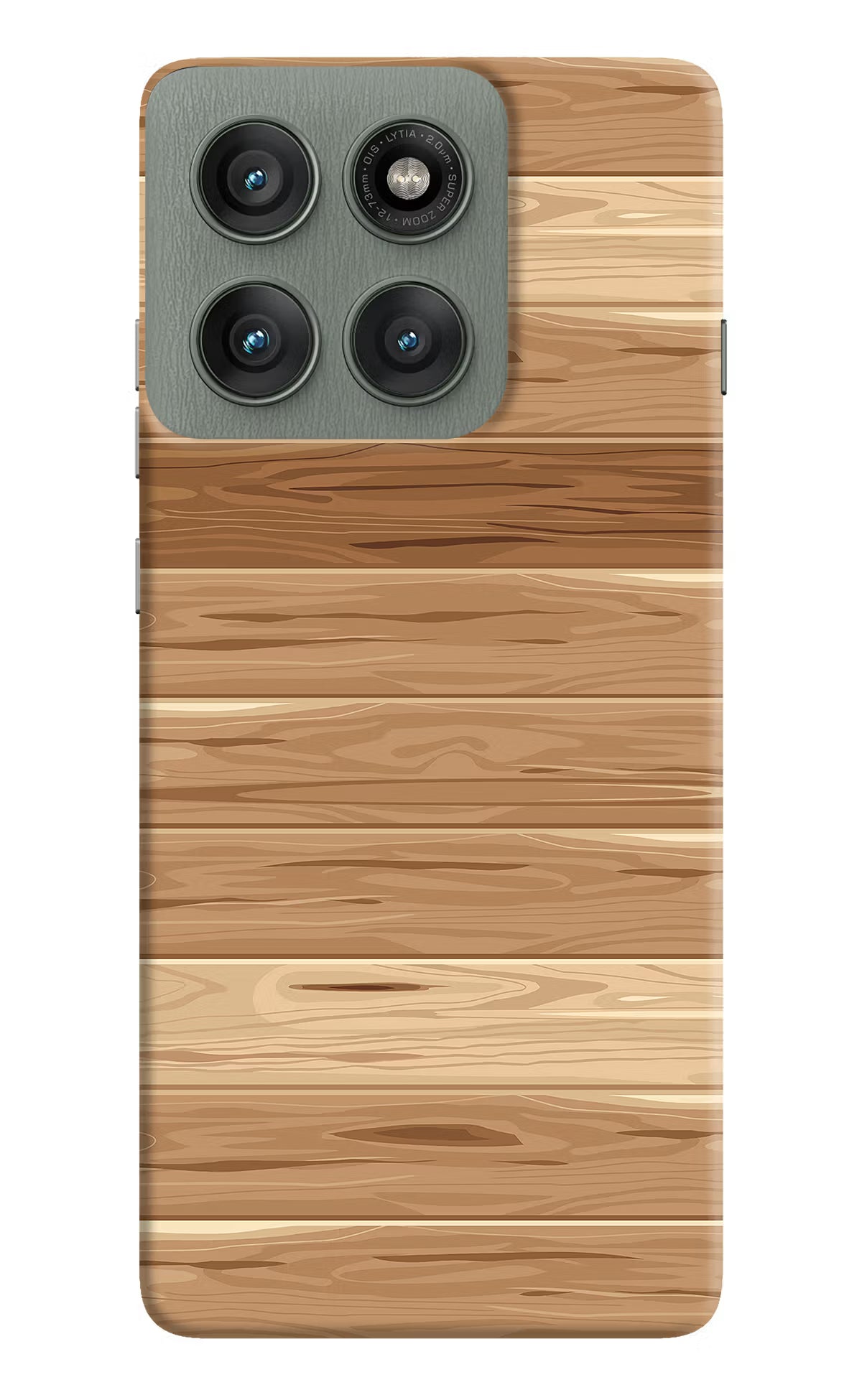 Wooden Vector Moto Edge 60 Pro Hard Case Back Cover by Casekaro