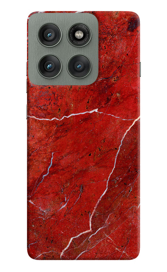 Red Marble Design Moto Edge 60 Pro Hard Case Back Cover by Casekaro