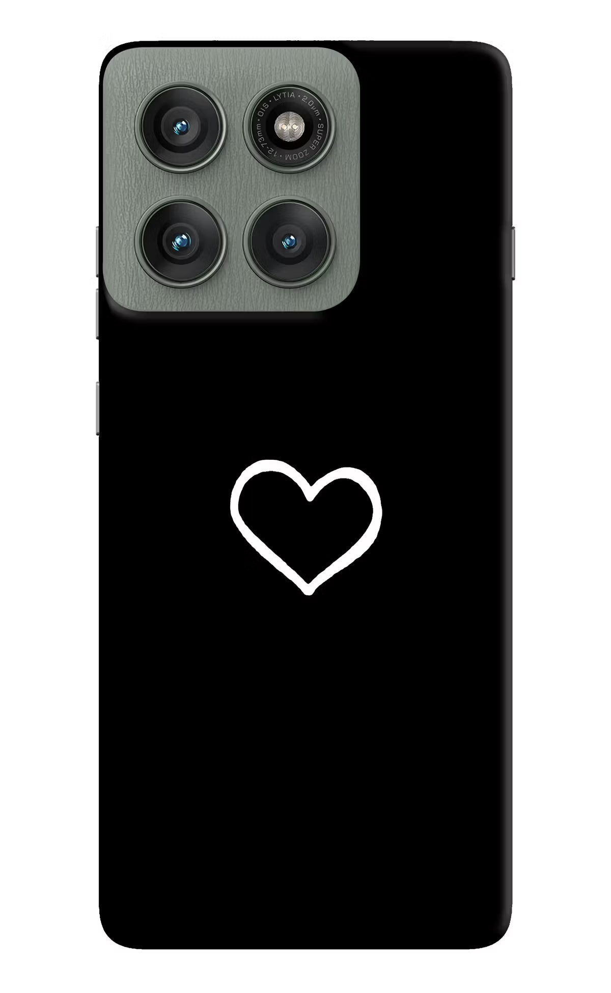 Heart Moto Edge 60 Pro Hard Case Back Cover by Casekaro