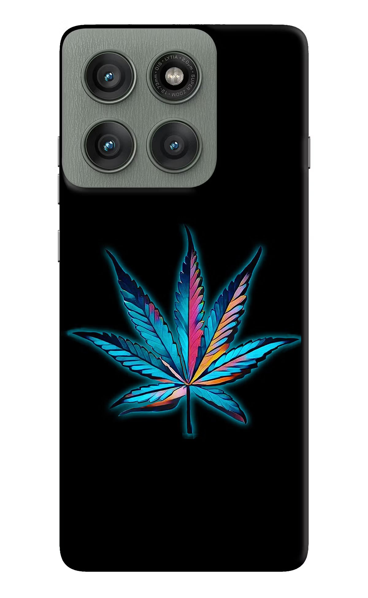 Weed Moto Edge 60 Pro Hard Case Back Cover by Casekaro