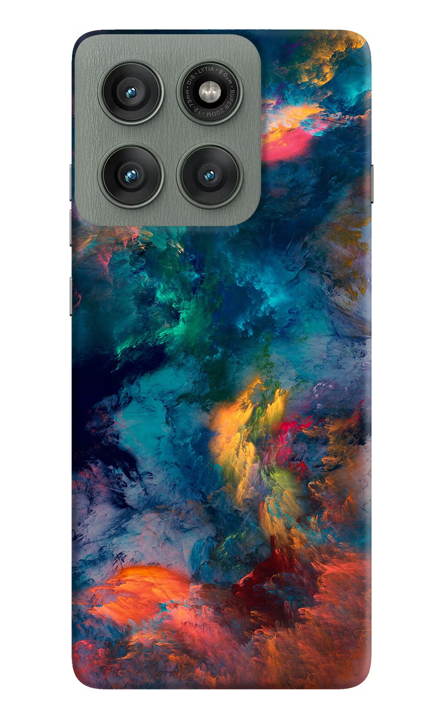 Artwork Paint Moto Edge 60 Pro Back Cover, Hard case