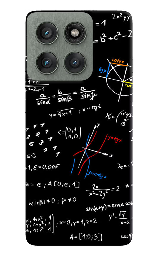 Mathematics Formula Moto Edge 60 Pro Hard Case Back Cover by Casekaro