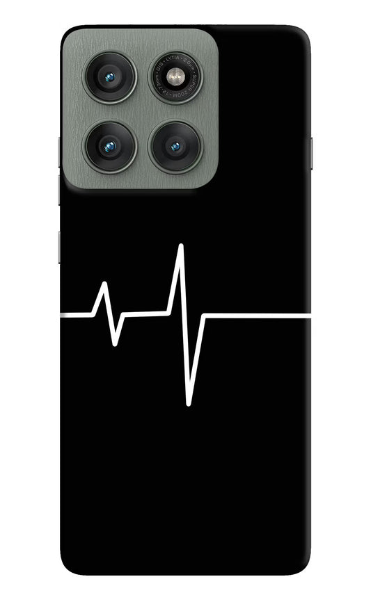 Heart Beats Moto Edge 60 Pro Hard Case Back Cover by Casekaro
