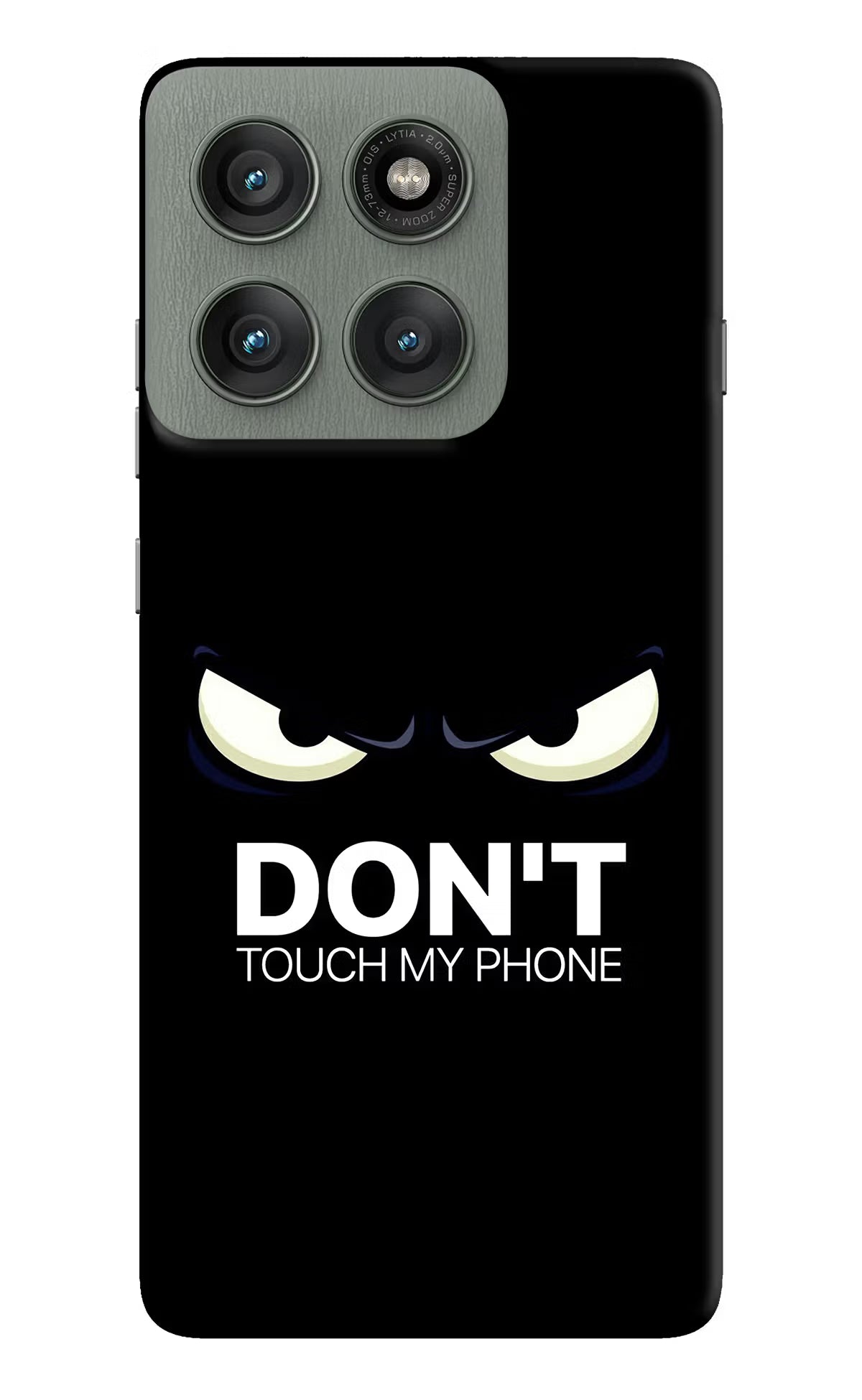Don'T Touch My Phone Moto Edge 60 Pro Hard Case Back Cover by Casekaro