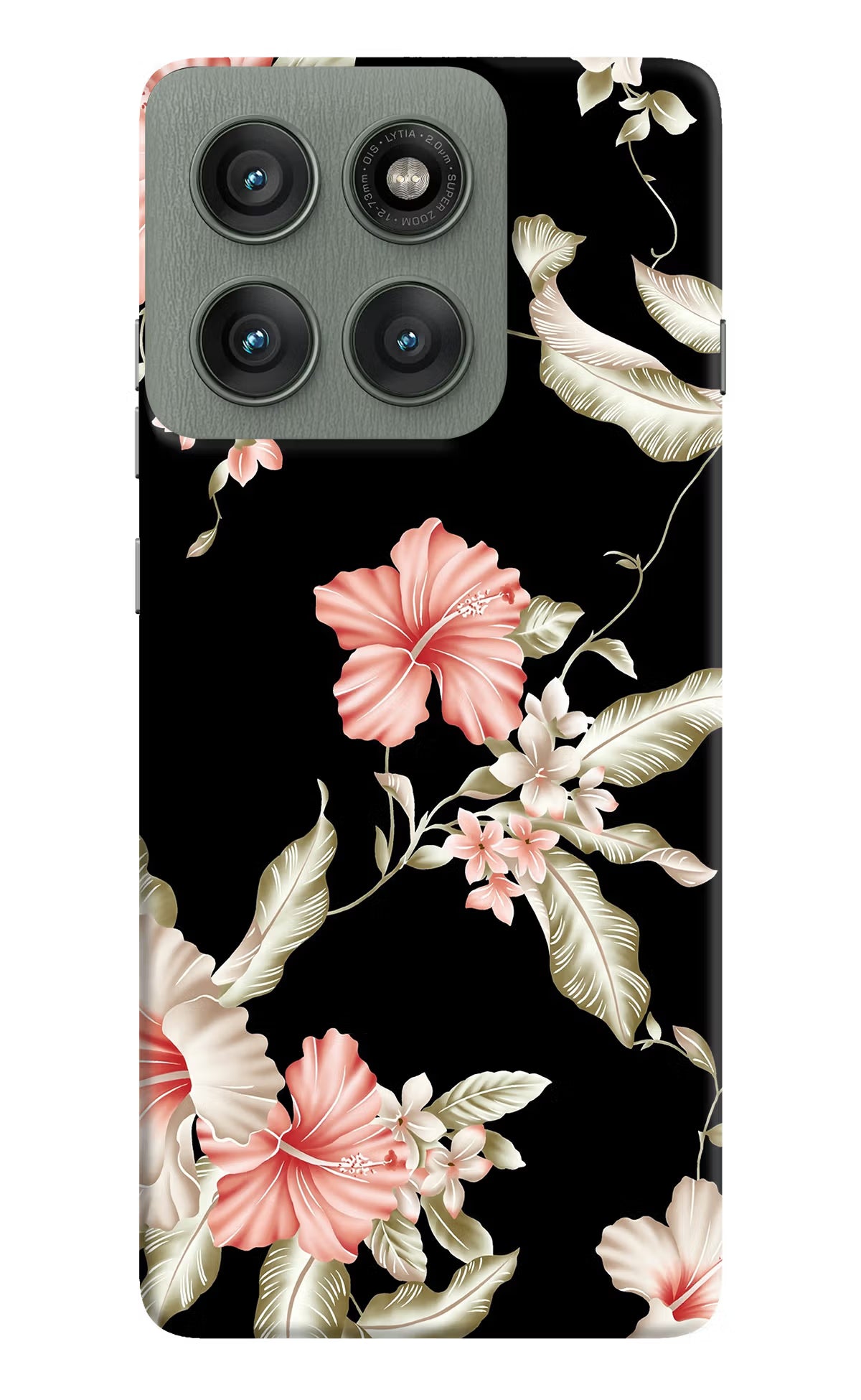 Flowers Moto Edge 60 Pro Hard Case Back Cover by Casekaro