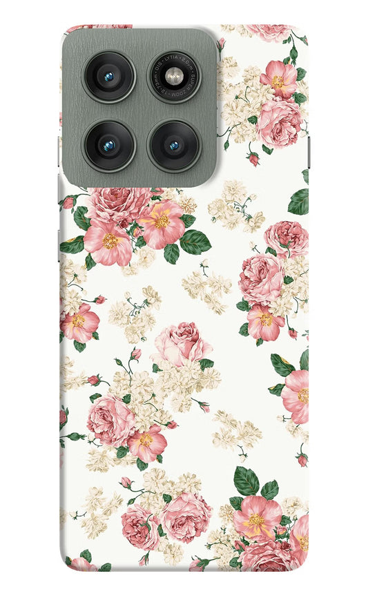 Flowers Moto Edge 60 Pro Hard Case Back Cover by Casekaro