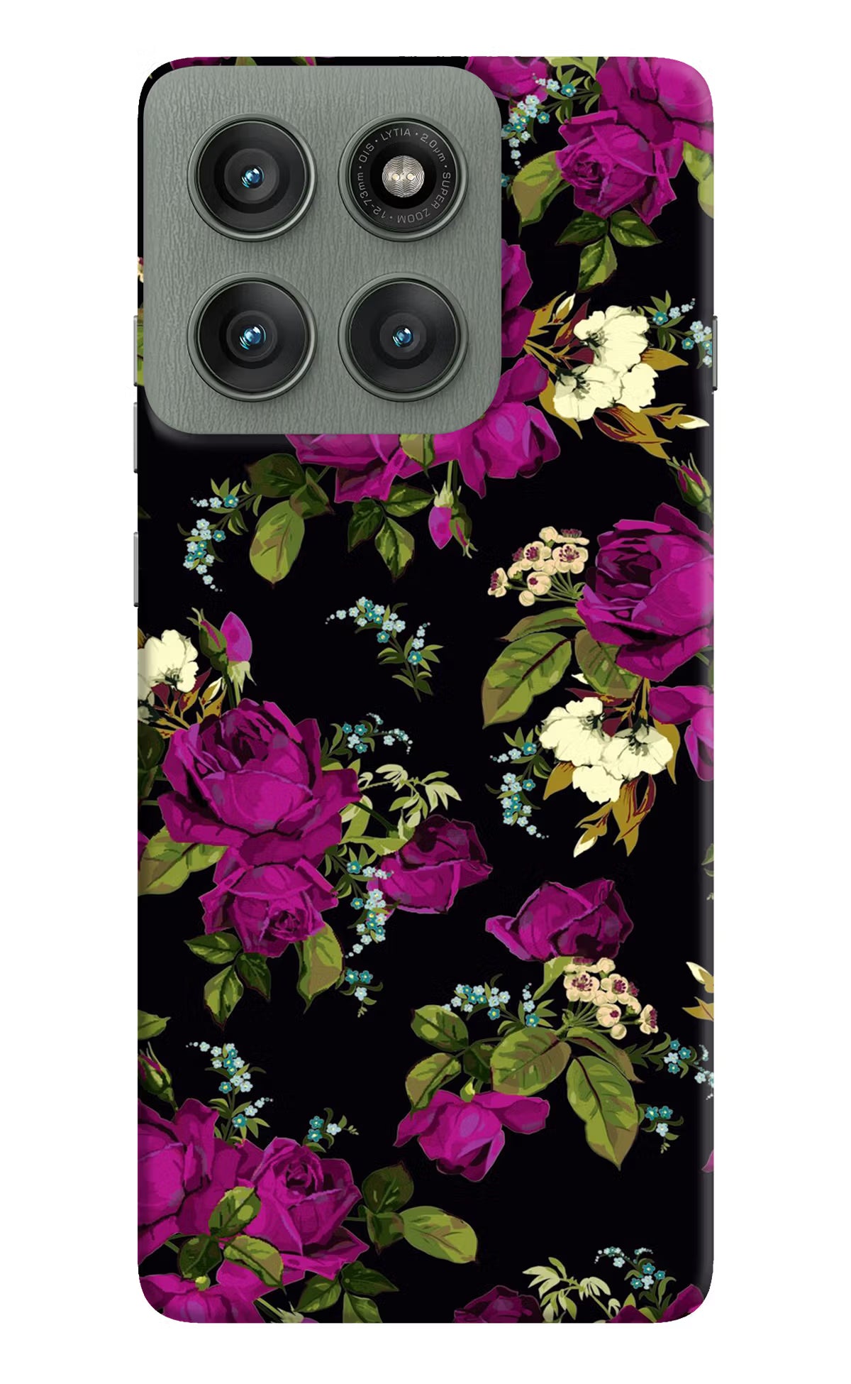 Flowers Moto Edge 60 Pro Hard Case Back Cover by Casekaro