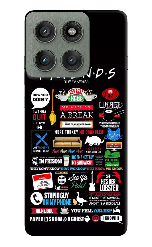 FRIENDS Moto Edge 60 Pro Hard Case Back Cover by Casekaro