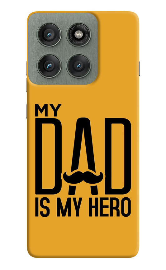 My Dad Is My Hero Moto Edge 60 Pro Hard Case Back Cover by Casekaro