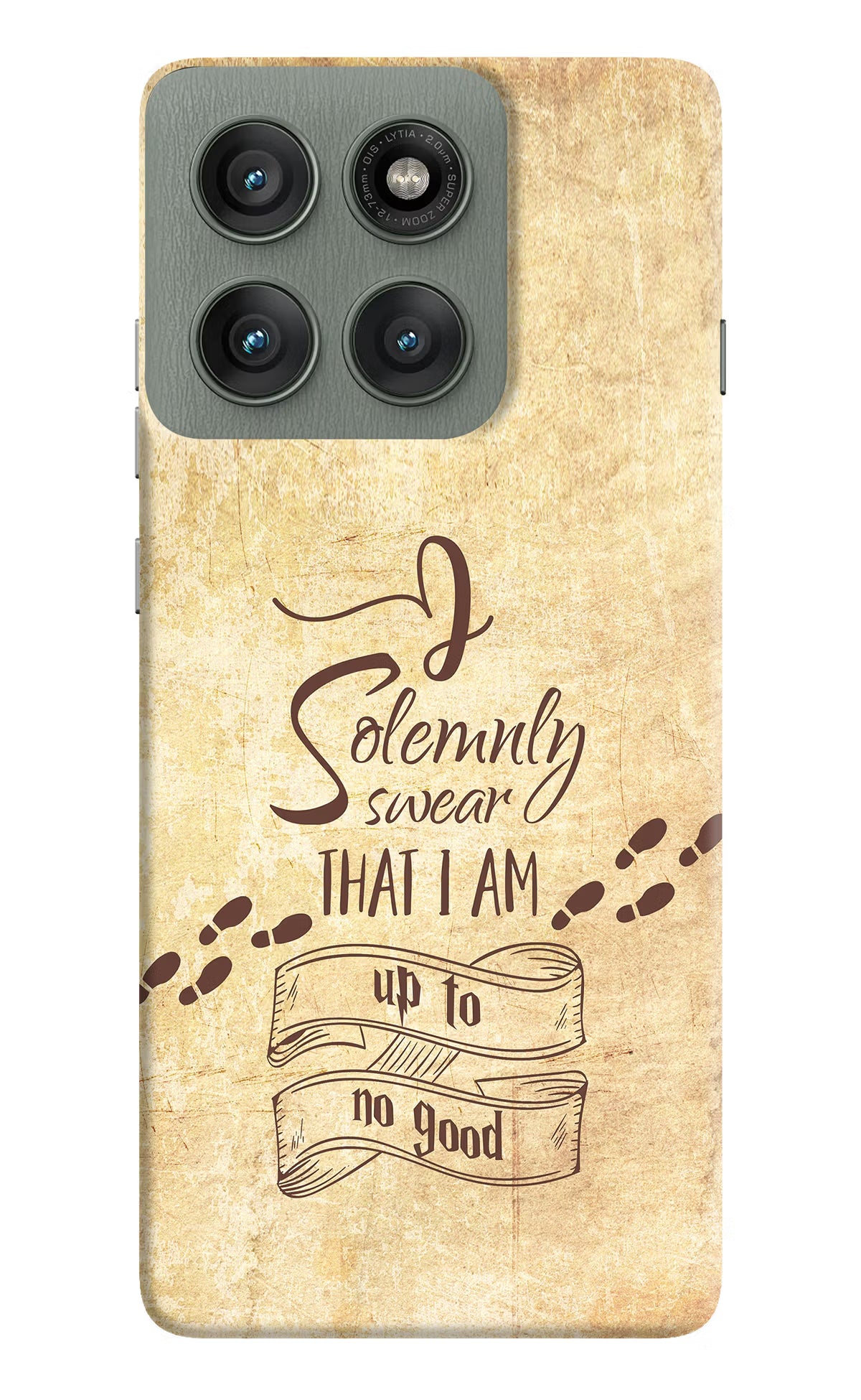 I Solemnly swear that i up to no good Moto Edge 60 Pro Hard Case Back Cover by Casekaro