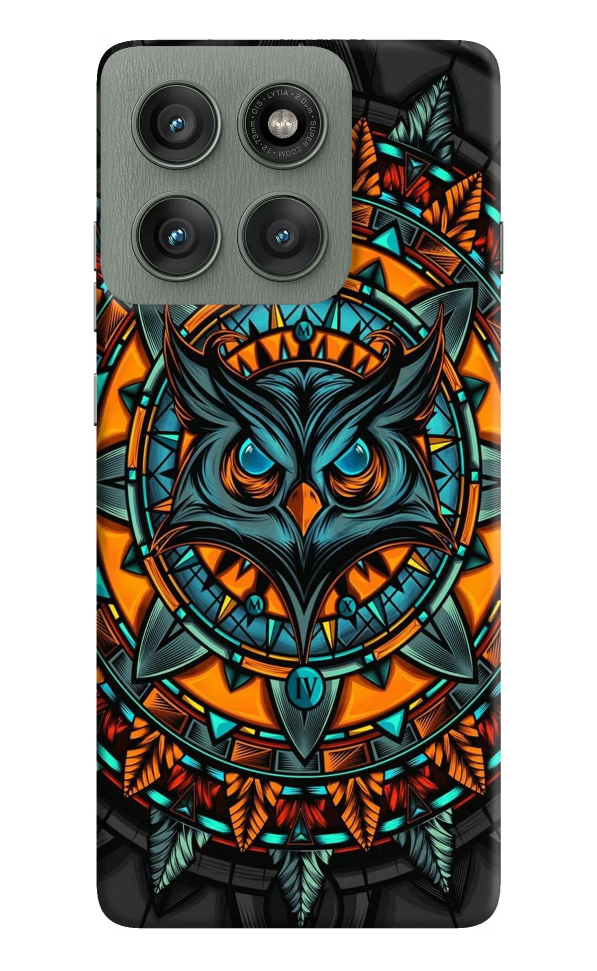 Angry Owl Art Moto Edge 60 Pro Hard Case Back Cover by Casekaro