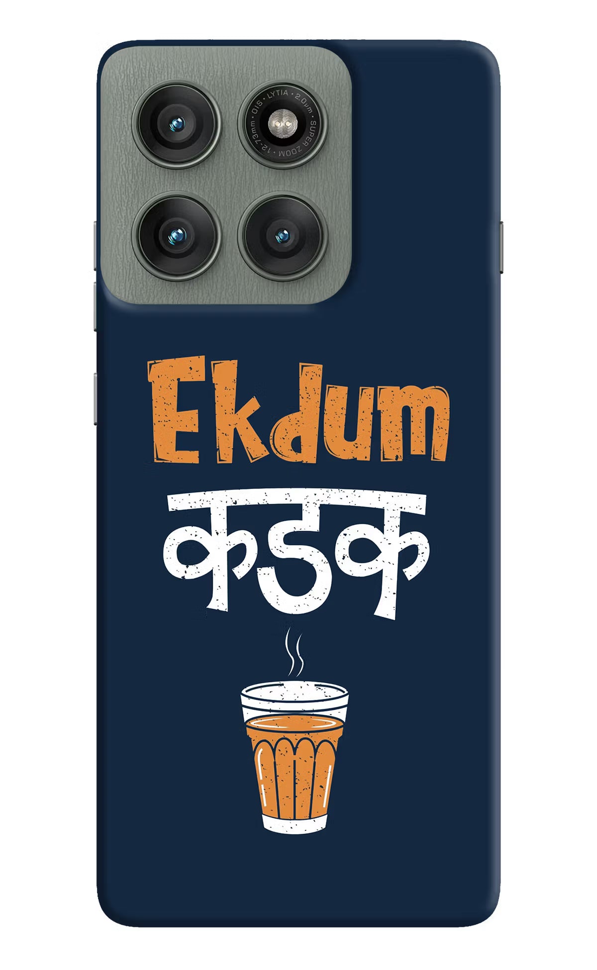 Ekdum Kadak Chai Moto Edge 60 Pro Hard Case Back Cover by Casekaro