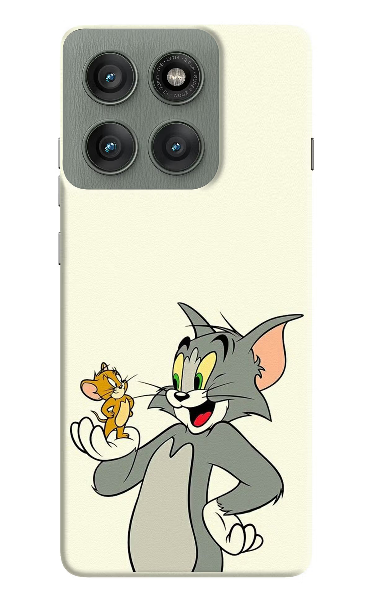 Tom & Jerry Moto Edge 60 Pro Hard Case Back Cover by Casekaro